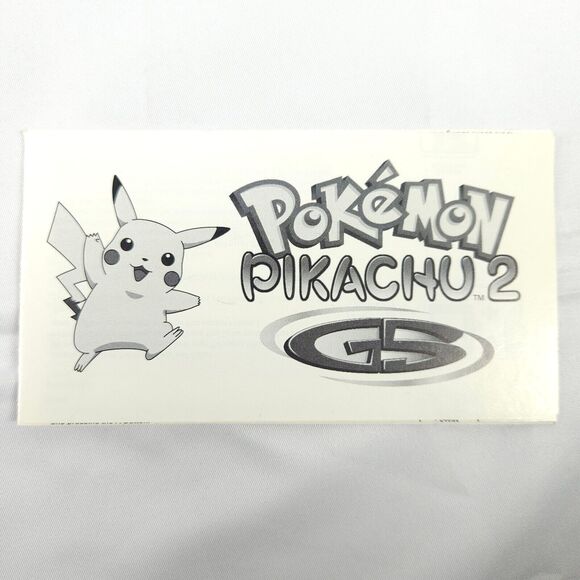 Pokemon Pikachu 2 GS Gold Silver Virtual Pet Instruction Manual ONLY - Picture 1 of 6